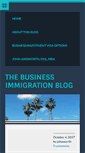 Mobile Screenshot of businessimmigrationblog.com
